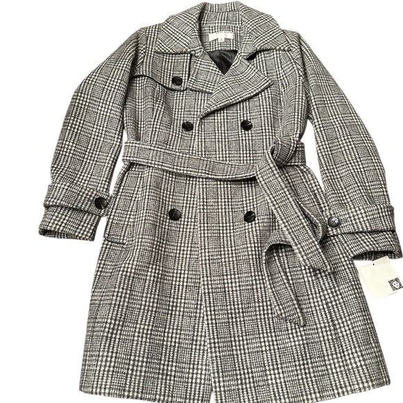 Anne Klein Jackets & Blazers - NWT Anne Klein Grey Plaid Coat